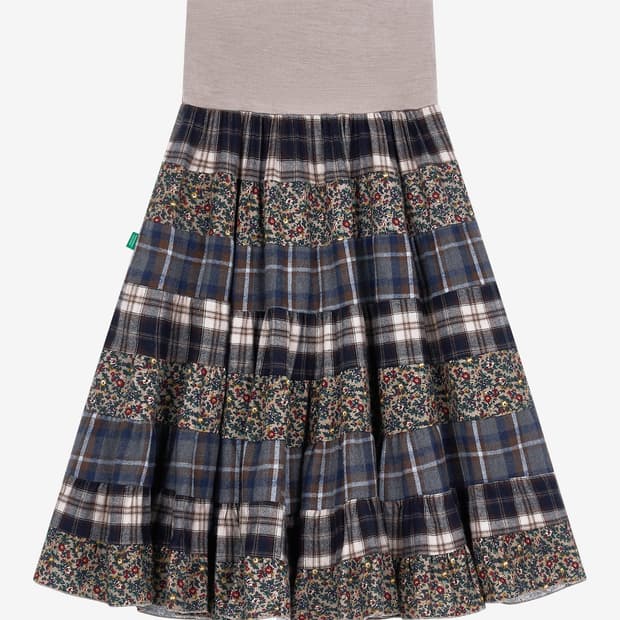 노컨텐츠 멀티웨이 튜브 스커트 베이지