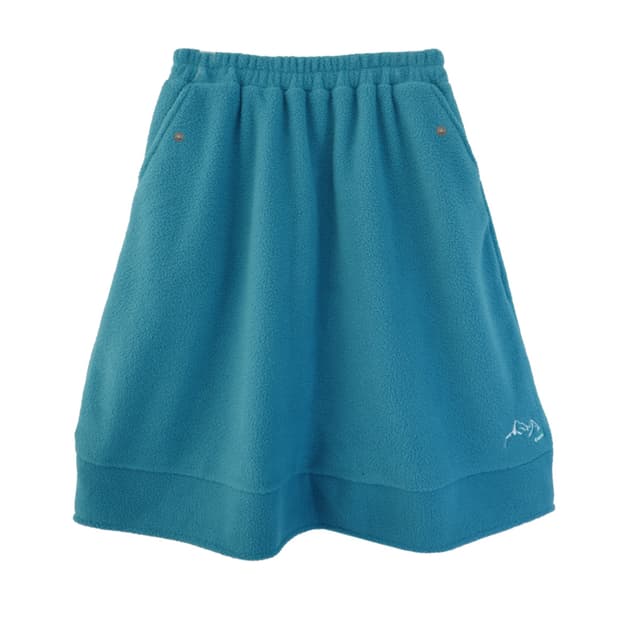 에옹쓰 mountain fleece skirt-deep green