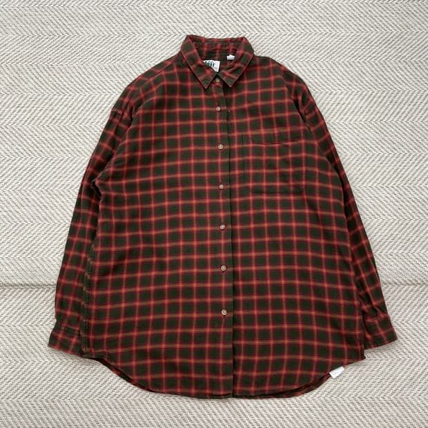 플란넬 헤비체크 셔츠 r2257