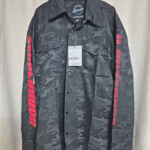디앤도트(D-ANTIDOTE) 18FW 카모셔츠 자켓 L (택 O)