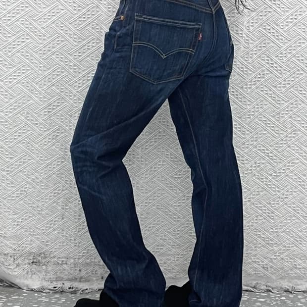 리바이스 504 올드스쿨 빈티지 워싱 데님팬츠 32인치 C09160