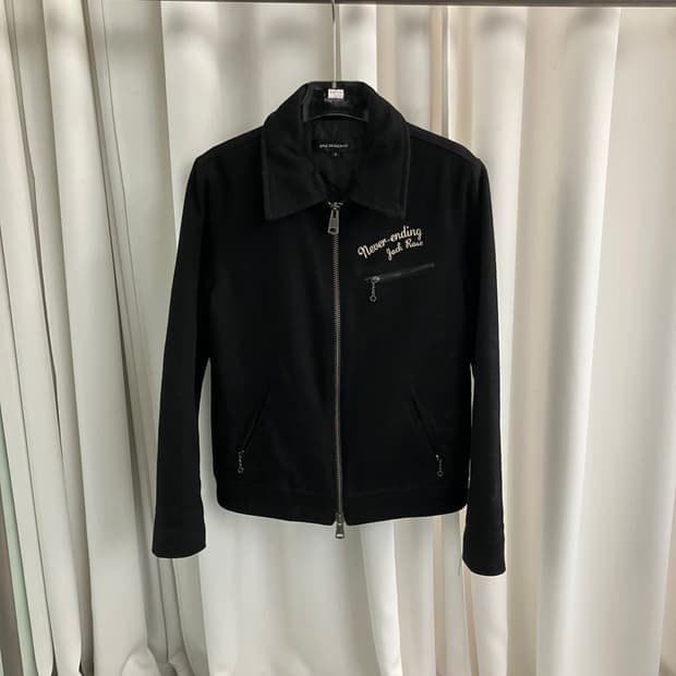 잭 로즈 블랙 투웨이 울자켓 3