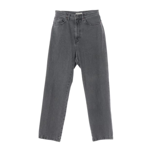 스튜디오 톰보이 흑청 스트레이트 데님 팬츠