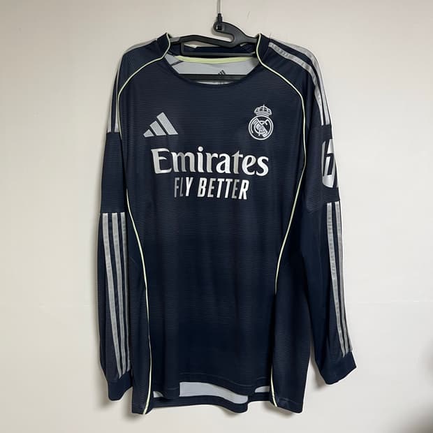 레알 마드리드 25-26 어웨이 레플리카 긴팔 져지