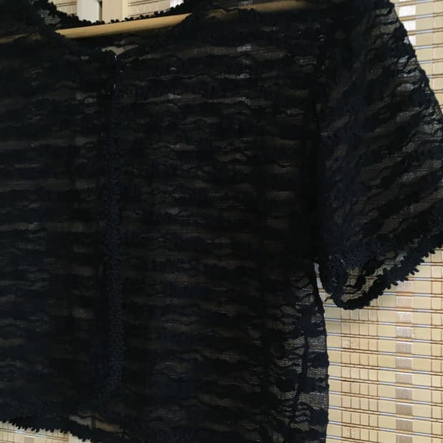 일본 빈티지 레이스 가디건