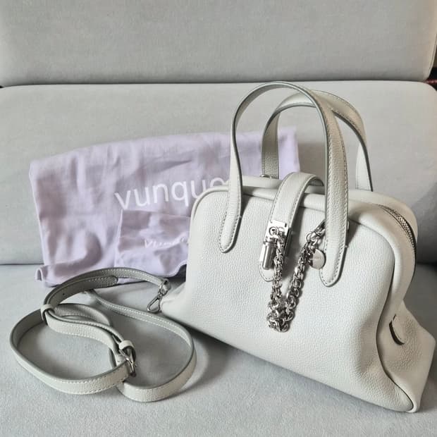 (체인포함)분크 토크 토트백 S 라이트베이지