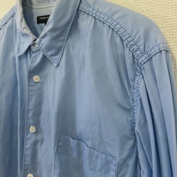 꼼데가르송 옴므 주름가공 셔츠