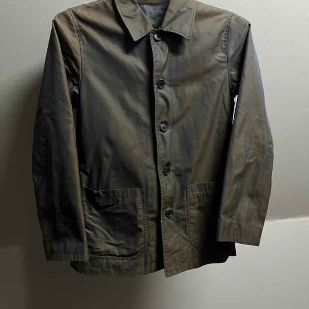 Vintage 코팅 코튼 자켓 