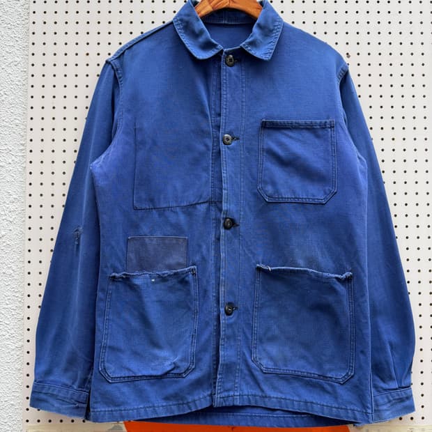 OLD VINTAGE WASHED FRENCH 빈티지 프렌치워크자켓