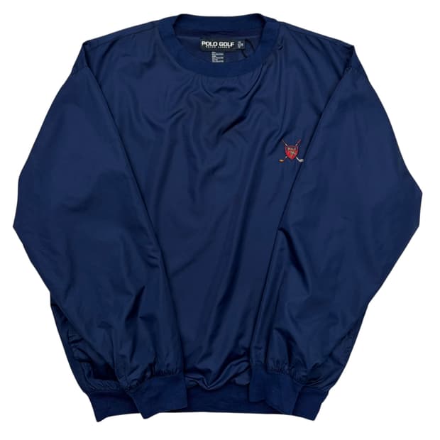 90s 폴로 랄프 로렌 골프 네이비 웜업 M