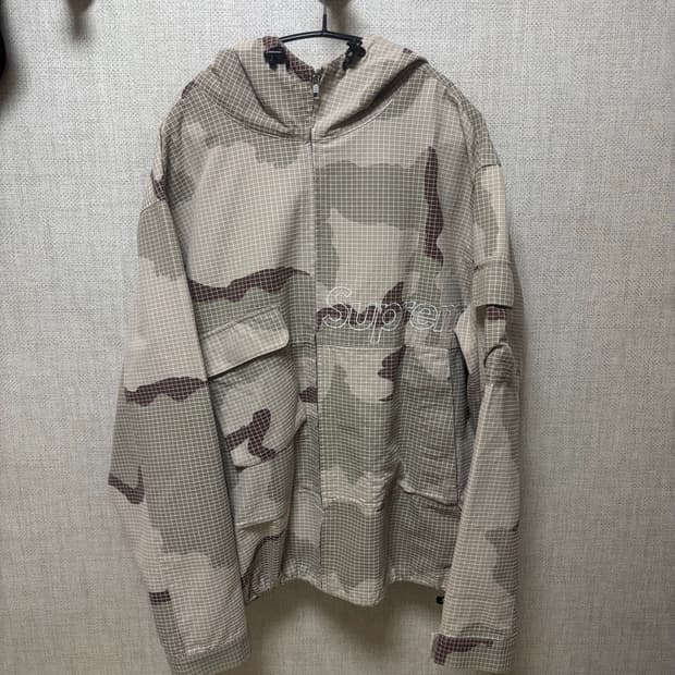 슈프림 20ss 립스탑 유틸리티 자켓 데저트 카모