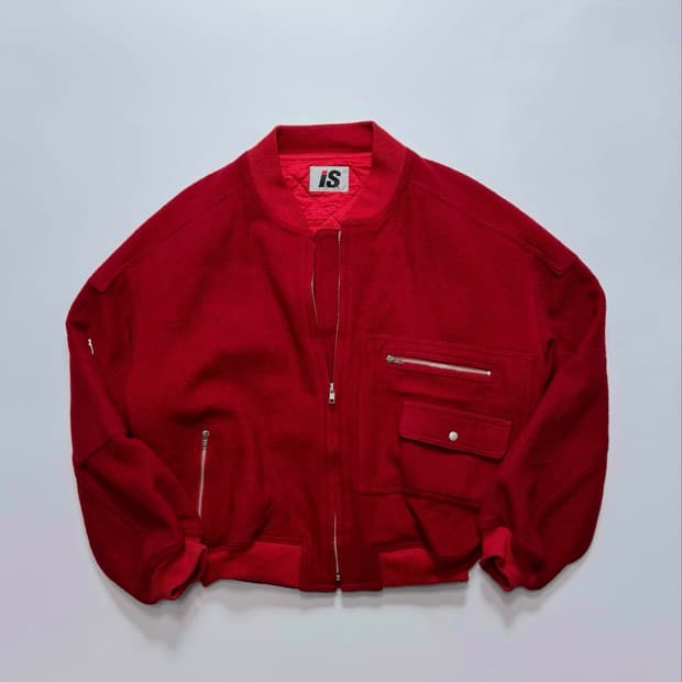 I.S. ISSEY SPORT 80’s Wool Bomber Jacket