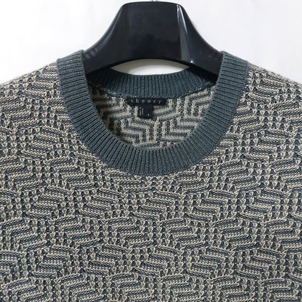 띠어리 린넨 스판 니트 100