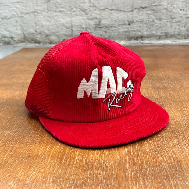USA Vintage MAC Racing Corduroy Trucker