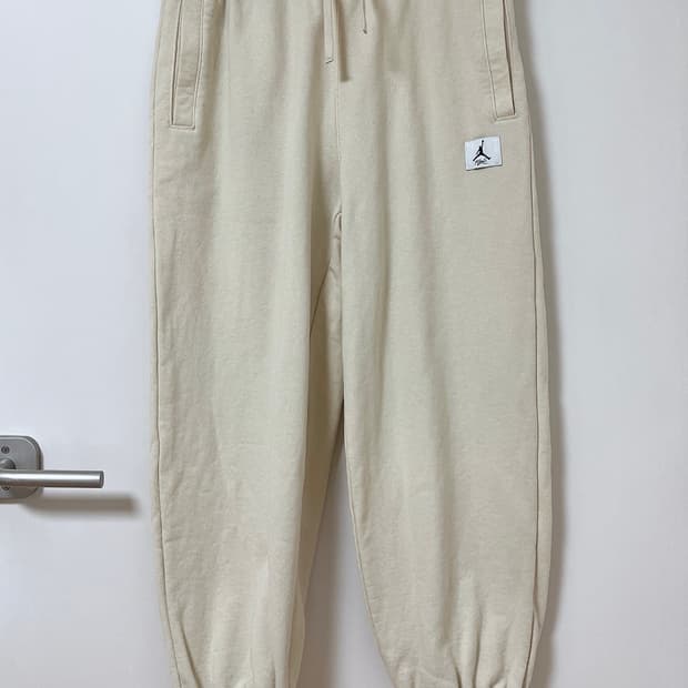 나이키 조던 조거 트랙 팬츠 크림 빈티지