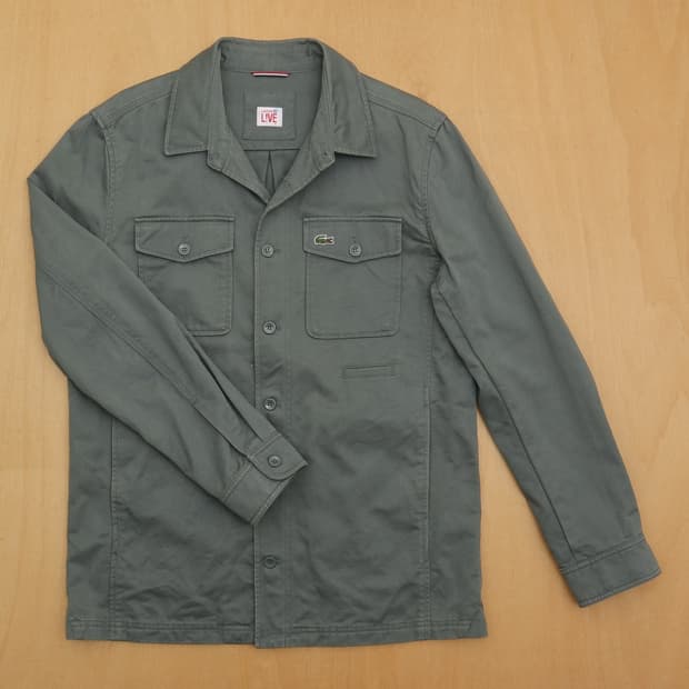 라코스테 자켓 밀리터리스타일 100 L5310