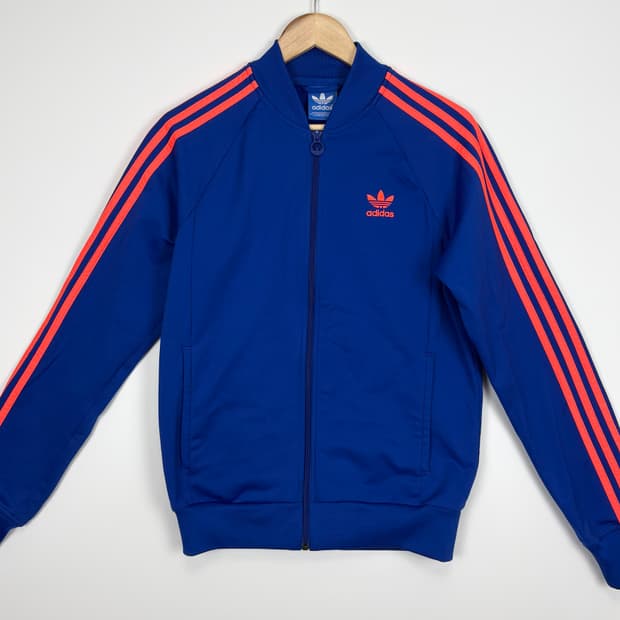 아디다스 오리지널 블루 트랙탑