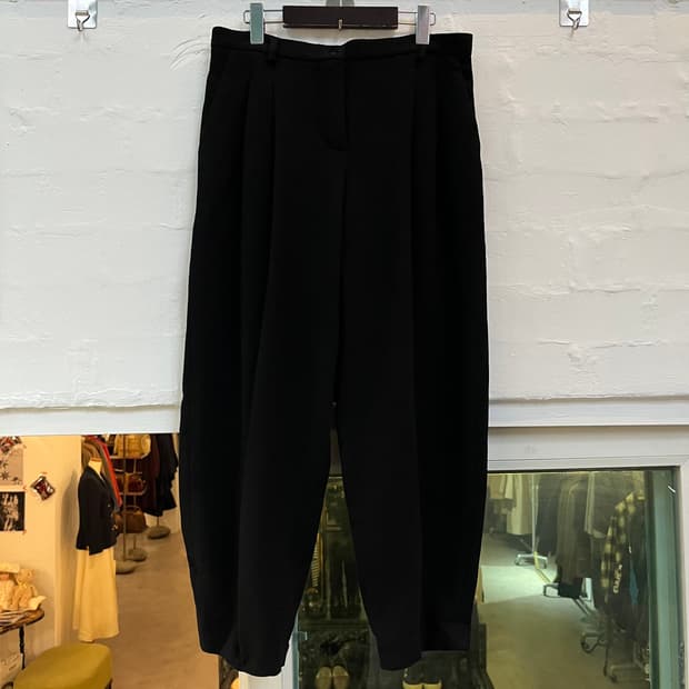 Sonia Rykiel 버진 울 혼방 트라우저 42