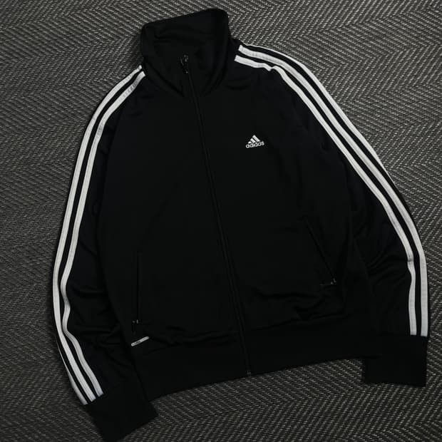 아디다스 에센셜 블랙 트랙탑 져지 y 3952