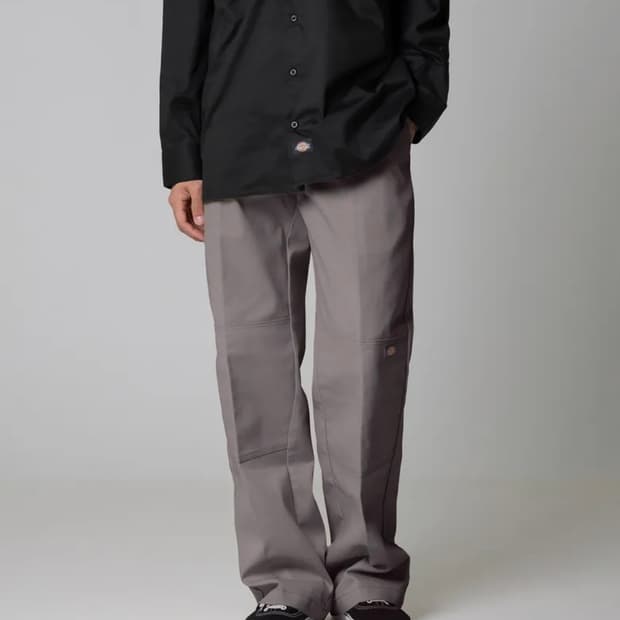 더블니 85283 루즈핏 워크팬츠 Silver 