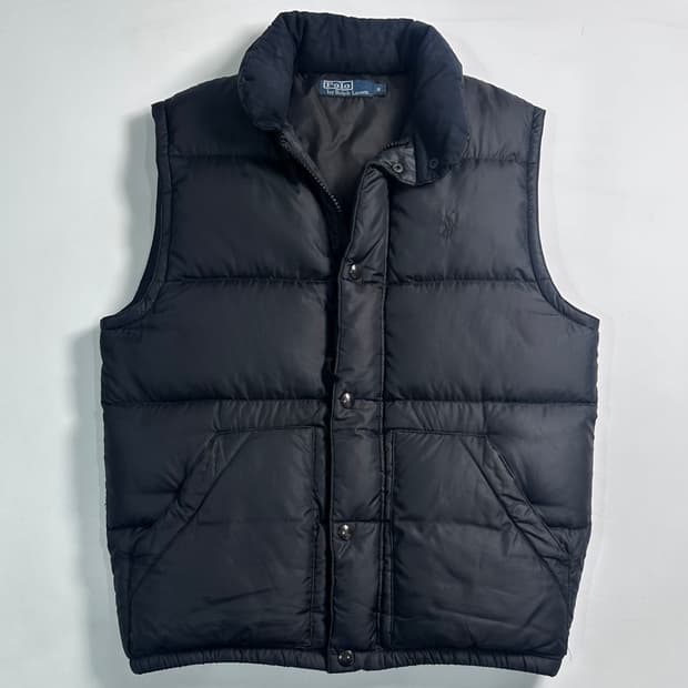 폴로 랄프로렌 블랙 다운 조끼