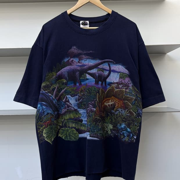 마우이앤선즈 90s 쥬라기 다이노소어 티셔츠