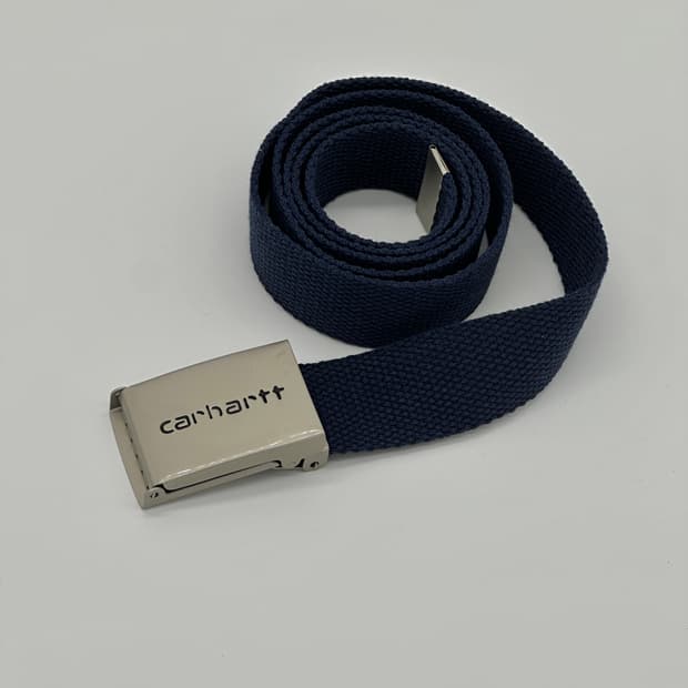 칼하트 네이비 웹 벨트