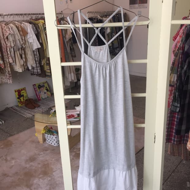 펀칭 레이어드 원피스
