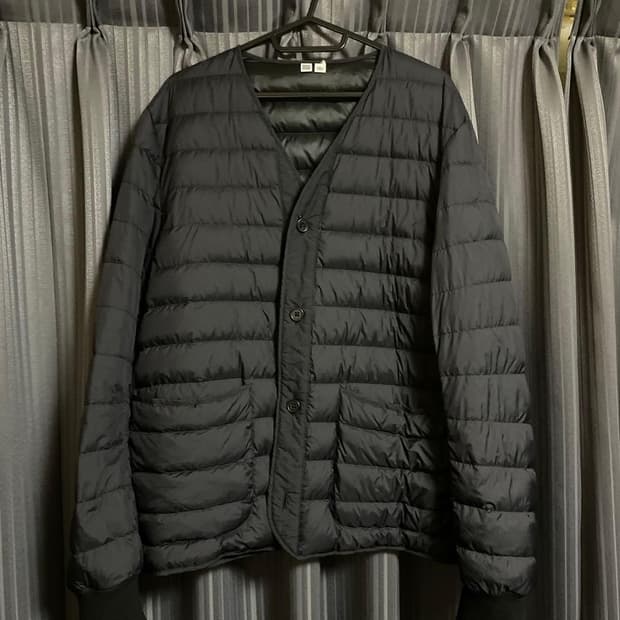 르메르 X 유니클로 16FW 봉태규 경량 패딩 라이너 블랙 L
