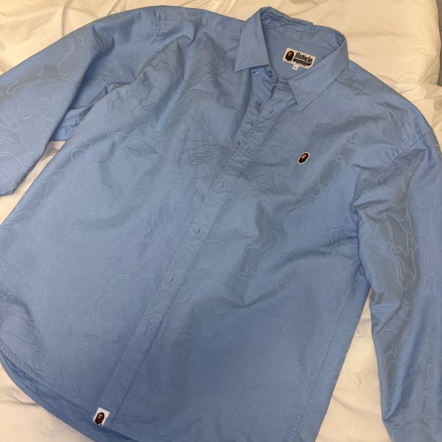 베이프 카모 셔츠