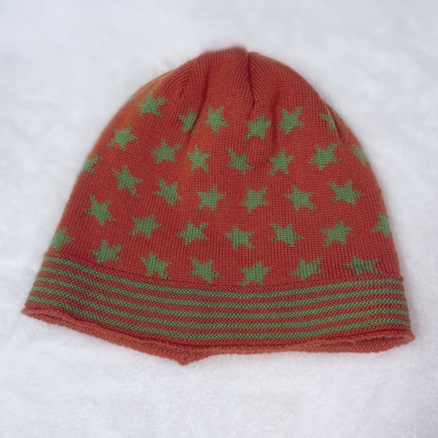 JOCOMOMOLA 빈티지 별사탕 오렌지 말차 비니 ≽^•⩊•^≼