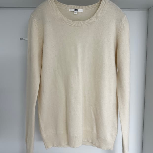 [유니클로] 여성 100% 캐시미어 스웨터 