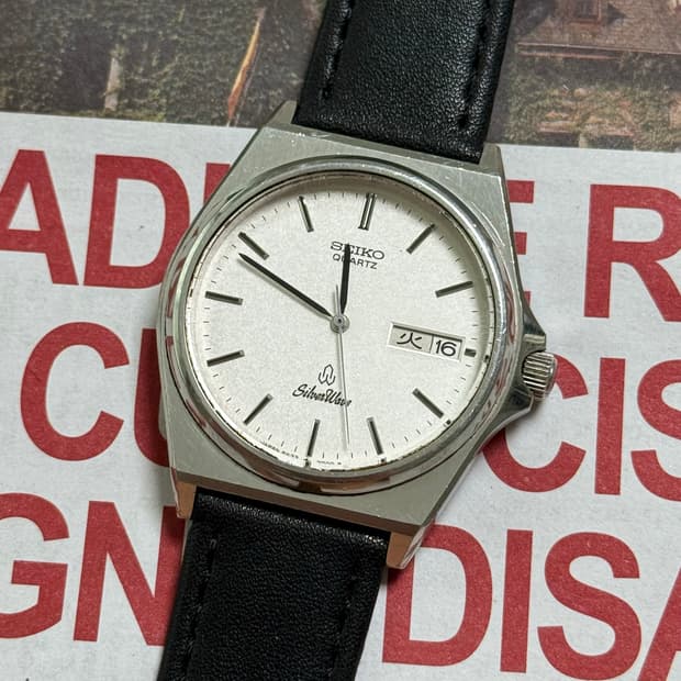 Seiko 세이코 쿼츠 SilverWave Snowflake Day-Da