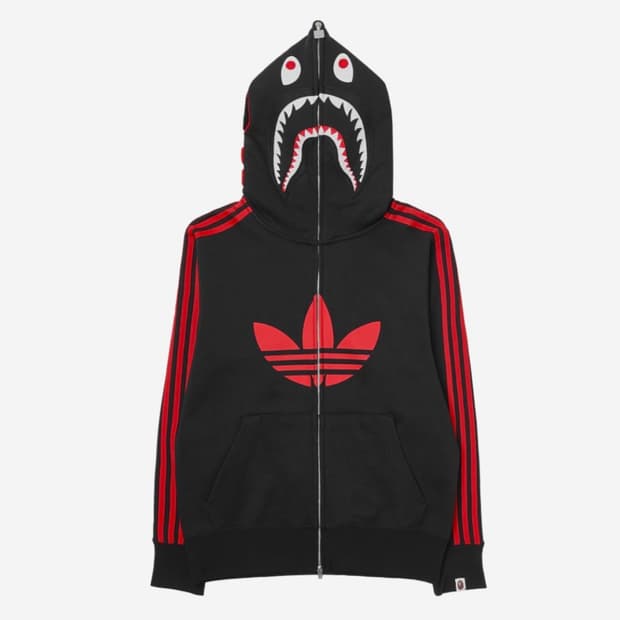 베이프 아디다스 L 샤크 후드 Adidas BAPE sharkhoodie