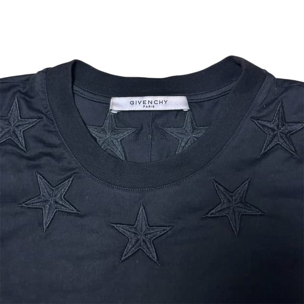 17ss GIVENCHY Star Embroidered Tshirt