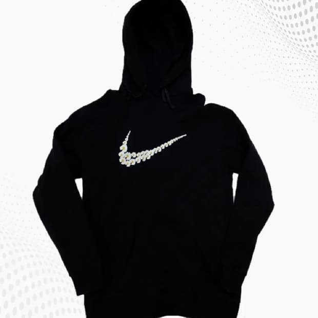 나이키 데이지 스우시 후드티 블랙(XL)