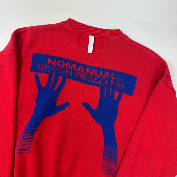 노메뉴얼 크루넥 니트 