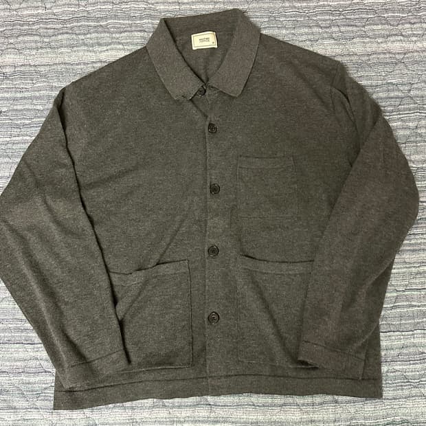 어나더오피스 Knitted Coverall Jacket