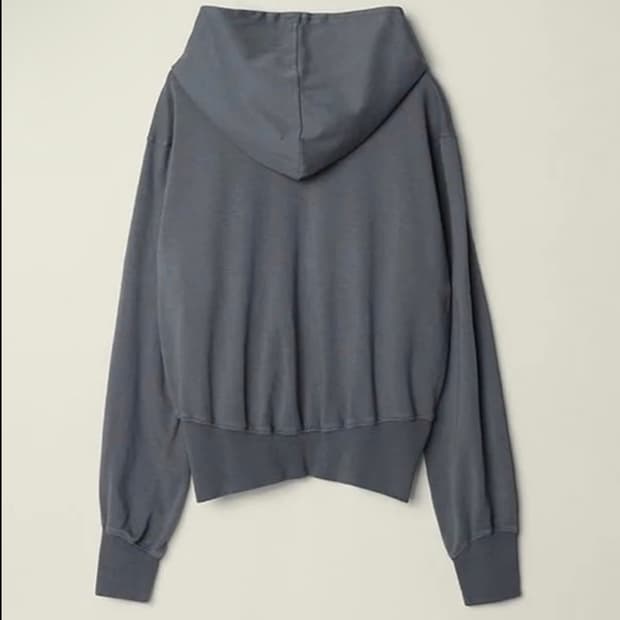 EE CURVED HOODED SWEAT ZIP JACKET