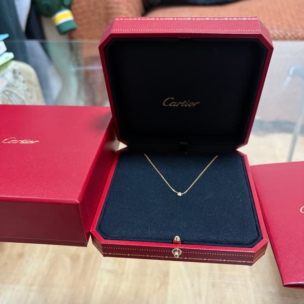 cartier 다무르 옐로우골드 미니