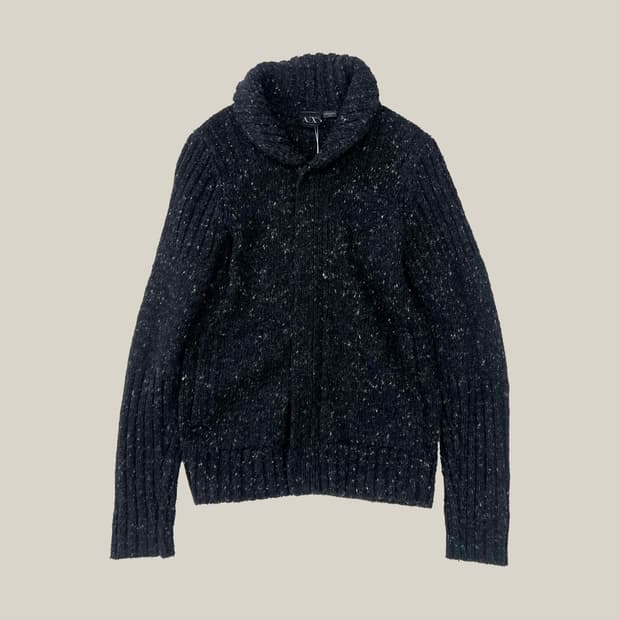 알마니 익스체인지 울 가디건