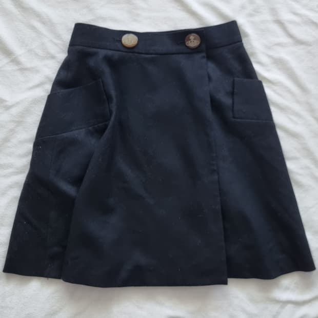 빈티지 비비안웨스트우드 블랙 스커트