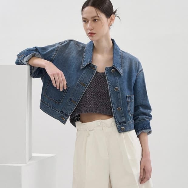 타임 한섬 타임자켓 크롭자켓 한섬자켓