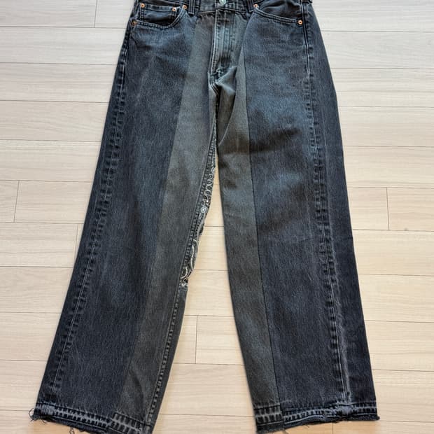 이스트오캄 리바이스 리메이크 흑청 데님