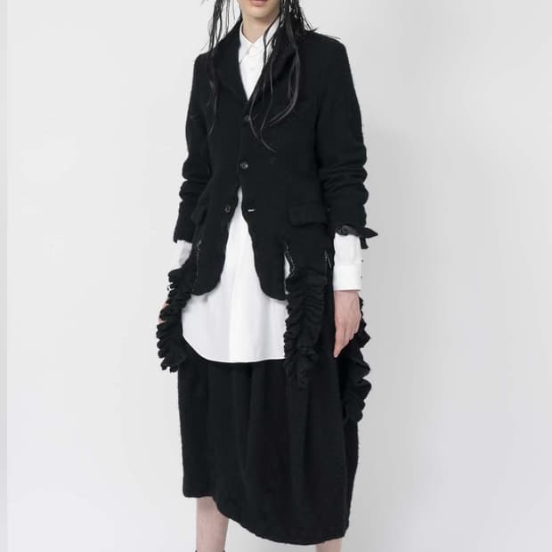 꼼데가르송 블랙 / 25AW 축융 자켓 / XL