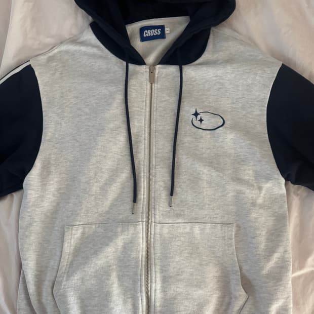 크로스드레슬리 후드집업