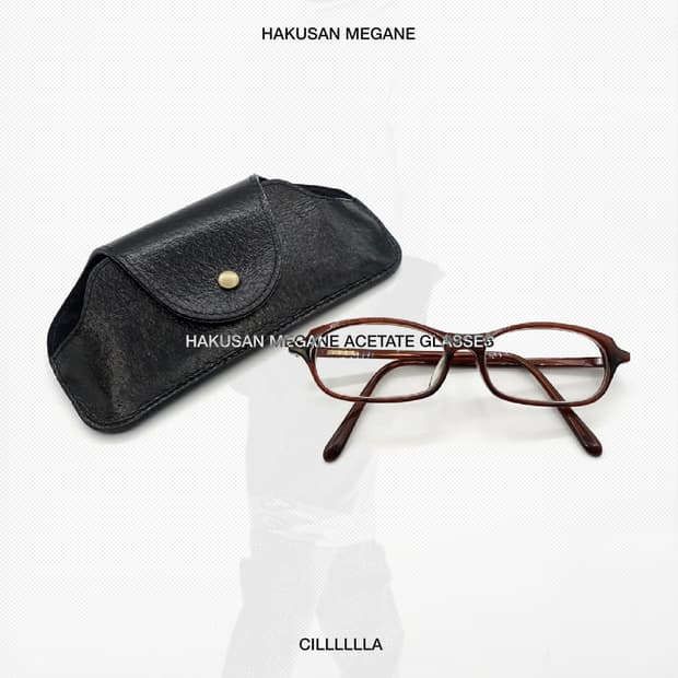 HAKUSAN MEGANE 백산안경 아세테이트 안경