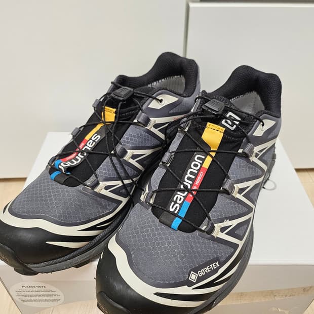 살로몬 XT-6 고어텍스 블랙 에보니 240