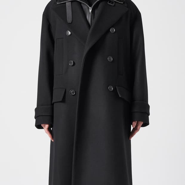 준지 22fw 무스탕 블랙