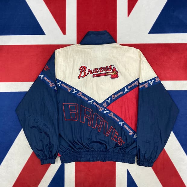 애틀란타 브레이브스 올드스쿨 바람막이 M 실측 L 